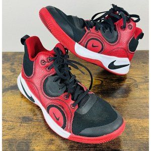 Nike Fly By Mid 2 'Black Gym Red' CU3503-003 Basketball Shoes Mens/Youth Size 7